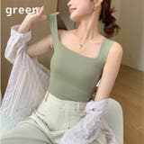 スクエアネック キャミソール タンクトップ | Gain-Mart | 詳細画像9