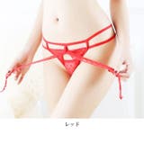 レッド | Ｔバックショーツ 紐パン レース | Gain-Mart