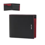 ブラック×レッド | コムサメン 二つ折り財布 COMME | ギャレリア Bag&Luggage