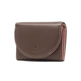 チョコ×ピンク | COMMECA 二つ折り財布 コムサ | ギャレリア Bag＆Luggage