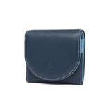 ネイビー×ブルージーン | COMMECA 二つ折り財布 コムサ | ギャレリア Bag&Luggage