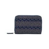 爪唐草(紺x白) | ［印傳屋］小銭入れ 印伝 インデンヤ | ギャレリア Bag＆Luggage