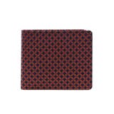 輪繋ぎ極小(紺x赤) | ［印傳屋］二つ折り財布 印伝 インデンヤ | ギャレリア Bag＆Luggage