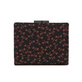 とんぼ(黒x赤) | ［印傳屋］財布 印伝 インデンヤ | ギャレリア Bag＆Luggage