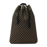 波うろこ(黒x白) | ［印傳屋］合切袋 印伝 インデンヤ | ギャレリア Bag＆Luggage