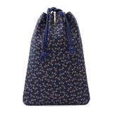 とんぼ(紺x白) | ［印傳屋］合切袋 印伝 インデンヤ | ギャレリア Bag＆Luggage