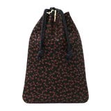 とんぼ(黒x赤) | ［印傳屋］合切袋 印伝 インデンヤ | ギャレリア Bag＆Luggage