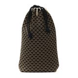 波うろこ(黒x白) | ［印傳屋］合切袋 印伝 インデンヤ | ギャレリア Bag＆Luggage