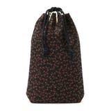 とんぼ(黒x赤) | ［印傳屋］合切袋 印伝 インデンヤ | ギャレリア Bag＆Luggage