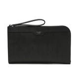 ブラック×マットブラック | クラッチバッグ 本革 Capitano | ギャレリア Bag&Luggage