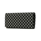 七宝繋ぎ(黒x白) | 印傳屋 財布 印伝 | ギャレリア Bag&Luggage