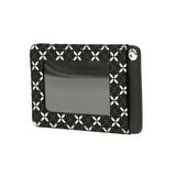 七宝繋ぎ(黒x白) | 印傳屋 パスケース 印伝 | ギャレリア Bag＆Luggage