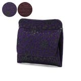 クレマチス(すみれx黒) | 印傳屋 小銭入れ 印伝 | ギャレリア Bag&Luggage