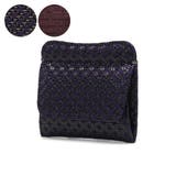 輪繋ぎ小(すみれx黒) | 印傳屋 小銭入れ 印伝 | ギャレリア Bag&Luggage