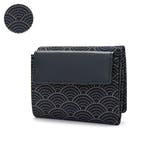 青海波(紺x白) | 印傳屋 三つ折り財布 印伝 | ギャレリア Bag&Luggage