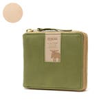 グリーンxナチュラル | モズ 二つ折り財布 moz | ギャレリア Bag＆Luggage