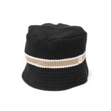 ブラック×アイボリー×ベージュ | ニットバケット Knit Bucket_全4色 | ギャレリア Bag&Luggage
