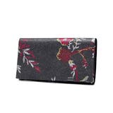刺繍模様×ブラック | 所作 長財布 Shosa | ギャレリア Bag&Luggage
