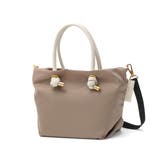 taupe×offwhite | 正規品 ヴィオラドーロ トートバッグ | ギャレリア Bag＆Luggage