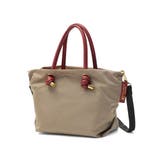 taupe×red | 正規品 ヴィオラドーロ トートバッグ | ギャレリア Bag＆Luggage
