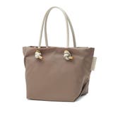taupe×offwhite | 正規品 ヴィオラドーロ トートバッグ | ギャレリア Bag＆Luggage