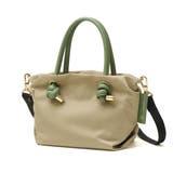 sandbeige×lgreen | 正規品 ヴィオラドーロ トートバッグ | ギャレリア Bag＆Luggage