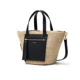 natural×black | 正規品 ヴィオラドーロ トートバッグ | ギャレリア Bag＆Luggage