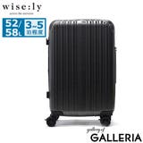 C.ブラック | wisely スーツケース 機内持ち込み | ギャレリア Bag＆Luggage
