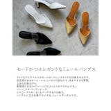 [小さい/大きいサイズ有]クリアベルトポインテッドトゥVカットミュール | Re:EDIT | 詳細画像6 