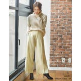 着回し力抜群のきちんと見えワイドパンツ センタープレスストレートワイドパンツ | Re:EDIT | 詳細画像7