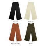着回し力抜群のきちんと見えワイドパンツ センタープレスストレートワイドパンツ | Re:EDIT | 詳細画像2