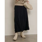 上品なルックス、毛布のような暖かさ あったか裏ファーロングフレアスカート スカート | Re:EDIT | 詳細画像31 
