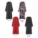 この一枚で品の良いコーディネートが完成 ボリュームスリーブマキシワンピース | Re:EDIT | 詳細画像2