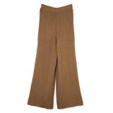表情のある素材で秋コーデにアクセントをプラス コットンワッフルワイドパンツ パンツ | Re:EDIT | 詳細画像19