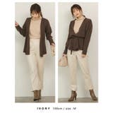 注目のドロップボタンでパンツスタイルも差をつけて | Re:EDIT | 詳細画像9