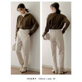 注目のドロップボタンでパンツスタイルも差をつけて | Re:EDIT | 詳細画像11
