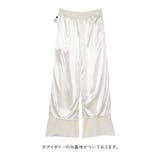 トレンド感と上品さが魅力の旬顔ボトムが登場! 楊柳シフォンラップデザインパンツ | Re:EDIT | 詳細画像15