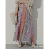 カジュアルをクラスアップする大人フェミニンの味 プリーツ花柄フリルスカート | Re:EDIT | 詳細画像5