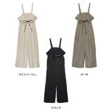 カジュアルとフェミニンの融合。大人の旬アイテム ピーチスキンオールインワン | Re:EDIT | 詳細画像12