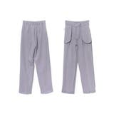 大人のスタイリングを上品に彩るカラーボトム センターラインタックパンツ パンツ | Re:EDIT | 詳細画像14