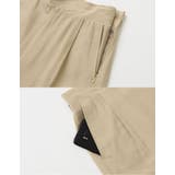 てろんとした夏素材のショートパンツ ベルト付きサテンファイユショートパンツ パンツ | Re:EDIT | 詳細画像11 
