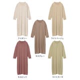 しっとり上質な肌触りのリラクシー濃密ニットワンピース | Re:EDIT | 詳細画像2