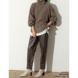 モードな雰囲気溢れるレザーパンツ | Re:EDIT | 詳細画像7
