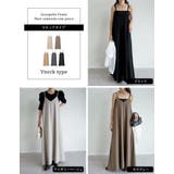 ジョーゼットポンチフレアキャミワンピース | Re:EDIT | 詳細画像12 