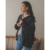 ブラック(001) | あったか蓄熱ヒート加工のユニセックスパーカー | Re:EDIT