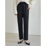 [低身長 高身長 大きいサイズ有]丈が選べるストレッチツイルゆったりタックテーパ… | Re:EDIT | 詳細画像6 