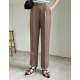 [低身長 高身長 大きいサイズ有]丈が選べるストレッチツイルゆったりタックテーパ… | Re:EDIT | 詳細画像7 