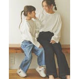 親子ペアで着られるシルキータッチモイスチャーカットソー [親子ペア キッズサイズ… | Re:EDIT | 詳細画像11 