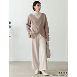蓄熱効果であったか。フェミニンなカシュクールヒートニット | Re:EDIT | 詳細画像15