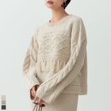 フリンジとケーブル編みが大人のコーデに遊び心をプラス | Re:EDIT | 詳細画像1